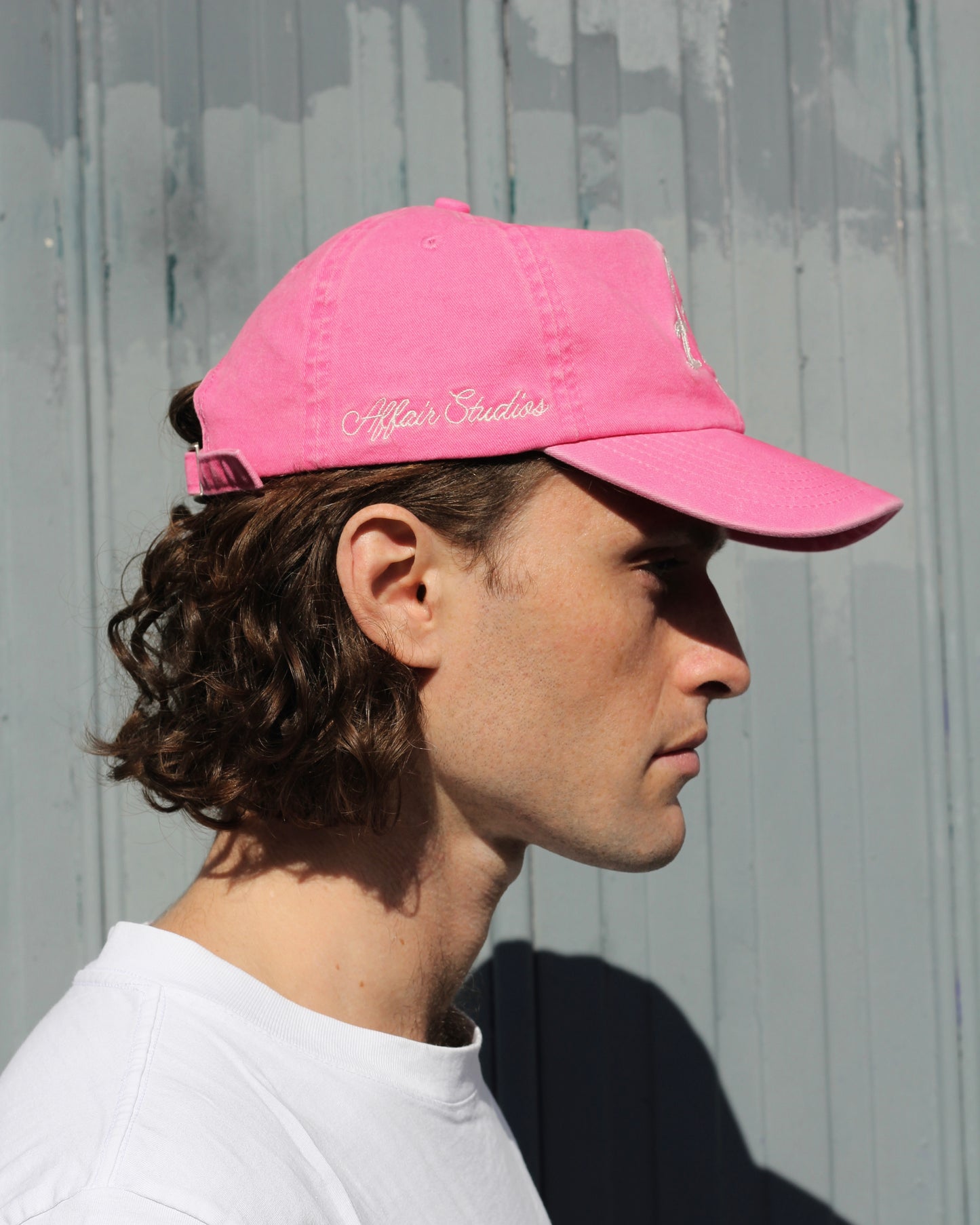 WASHED PINK 6 PANEL CAP