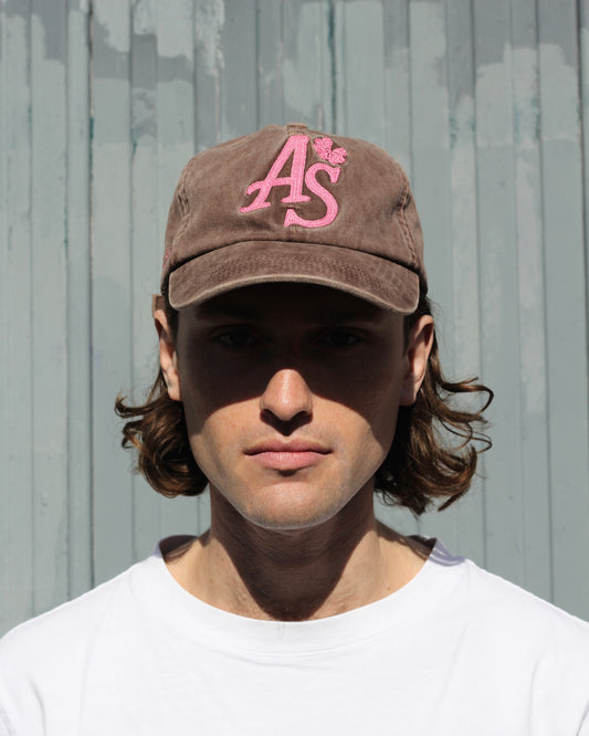 WASHED BROWN 6 PANEL CAP