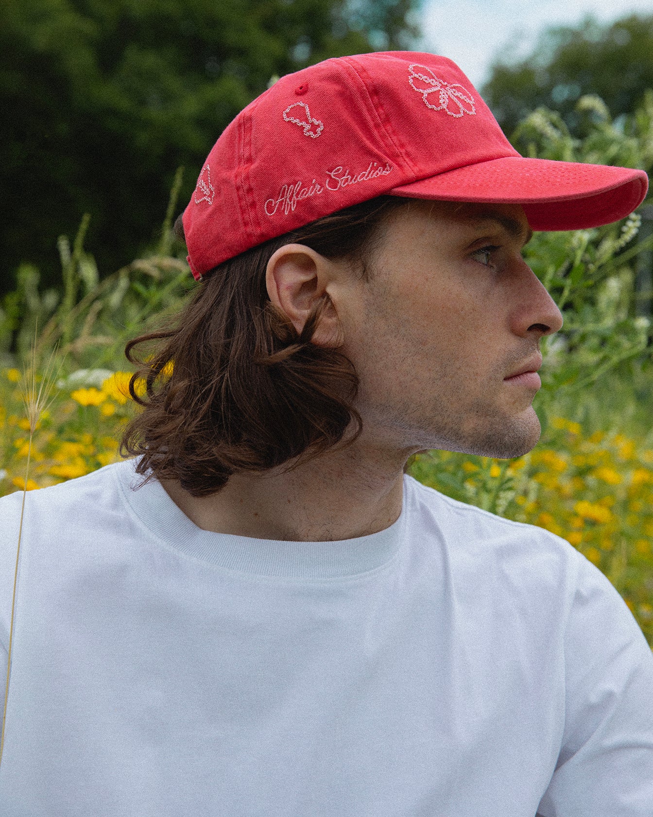 WASHED RED UNSTRUCTURED CAP