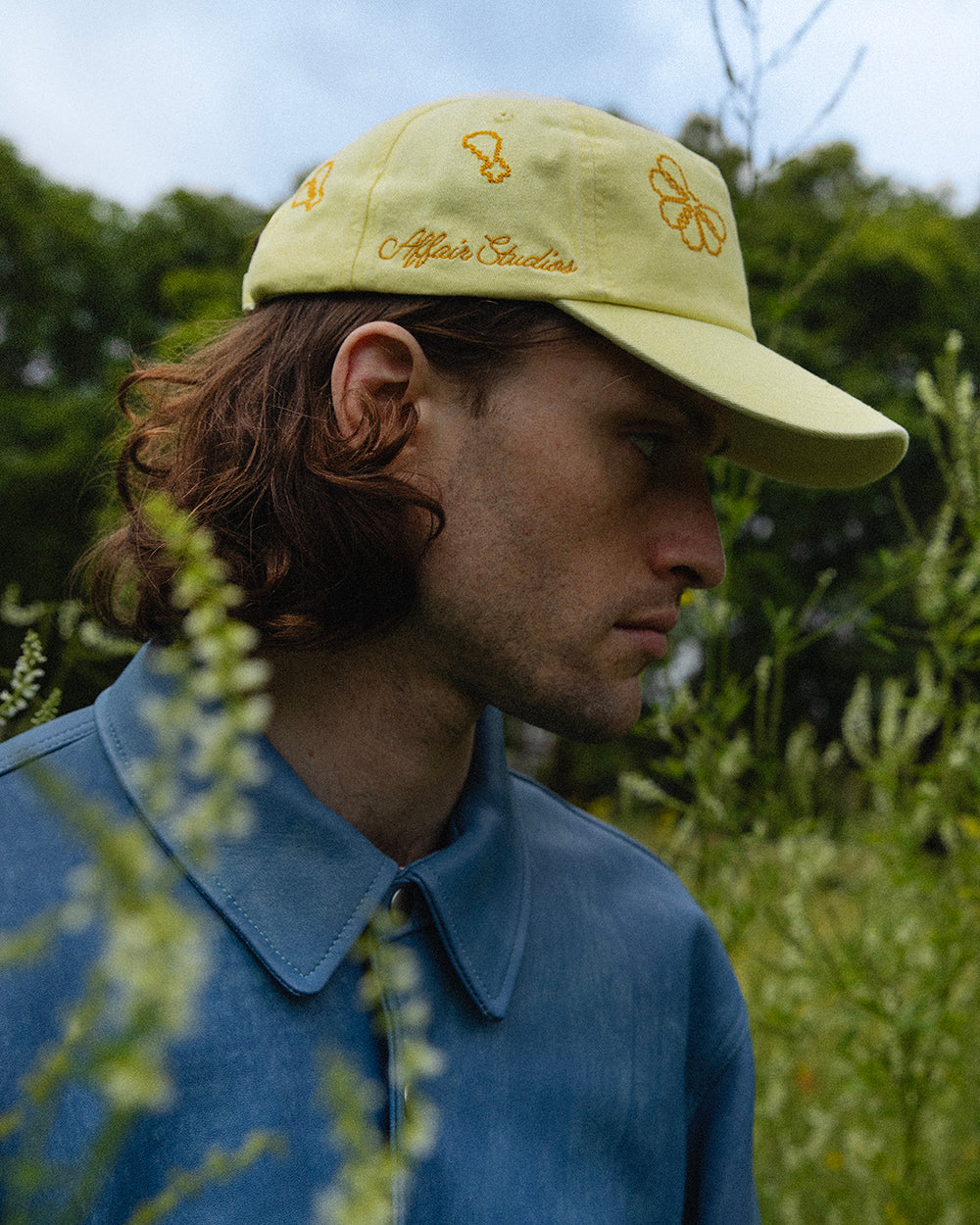 WASHED BUTTER YELLOW UNSTRUCTURED CAP