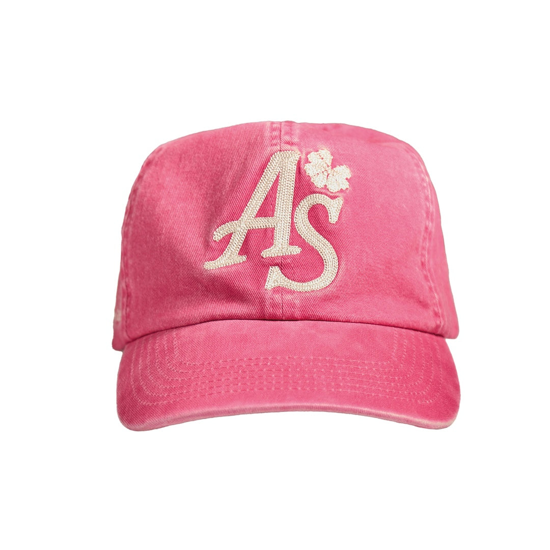 WASHED PINK 6 PANEL CAP