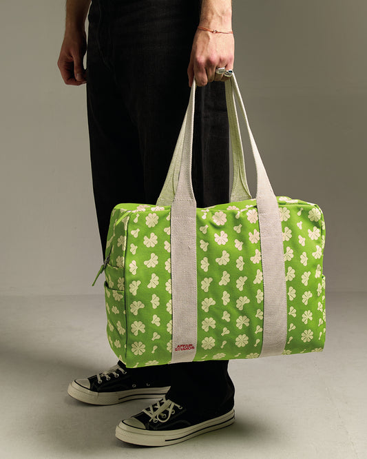 LIME GREEN BAG