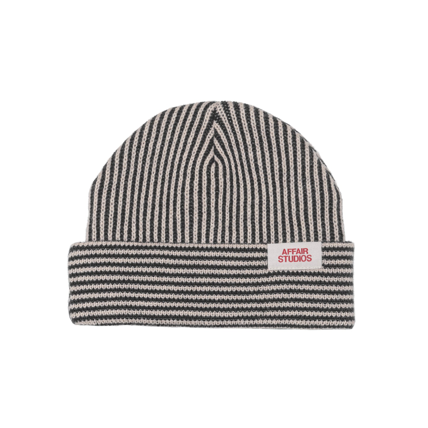 Washed Black/Ecru Beanie