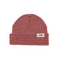 Strawberry Red/Ecru Beanie