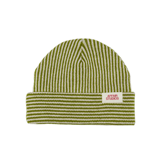 MATCHA GREEN/ECRU BEANIE