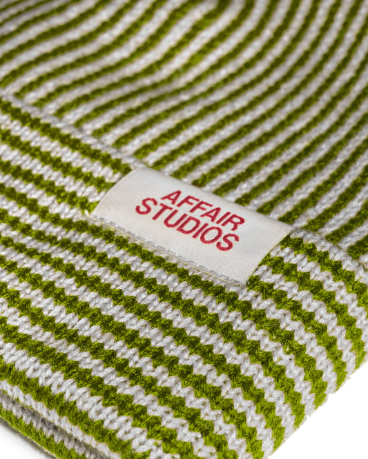 MATCHA GREEN/ECRU BEANIE