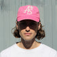 WASHED PINK 6 PANEL CAP