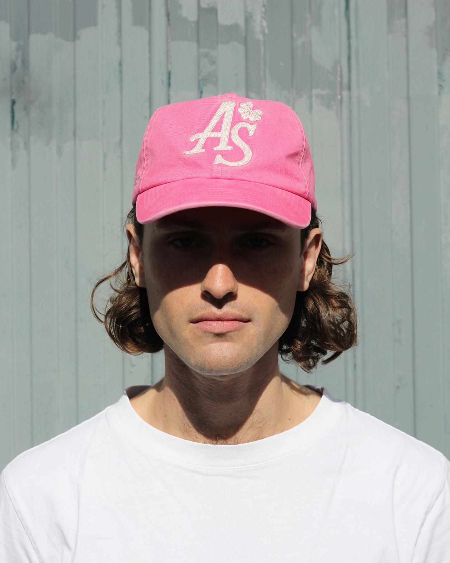 WASHED PINK 6 PANEL CAP