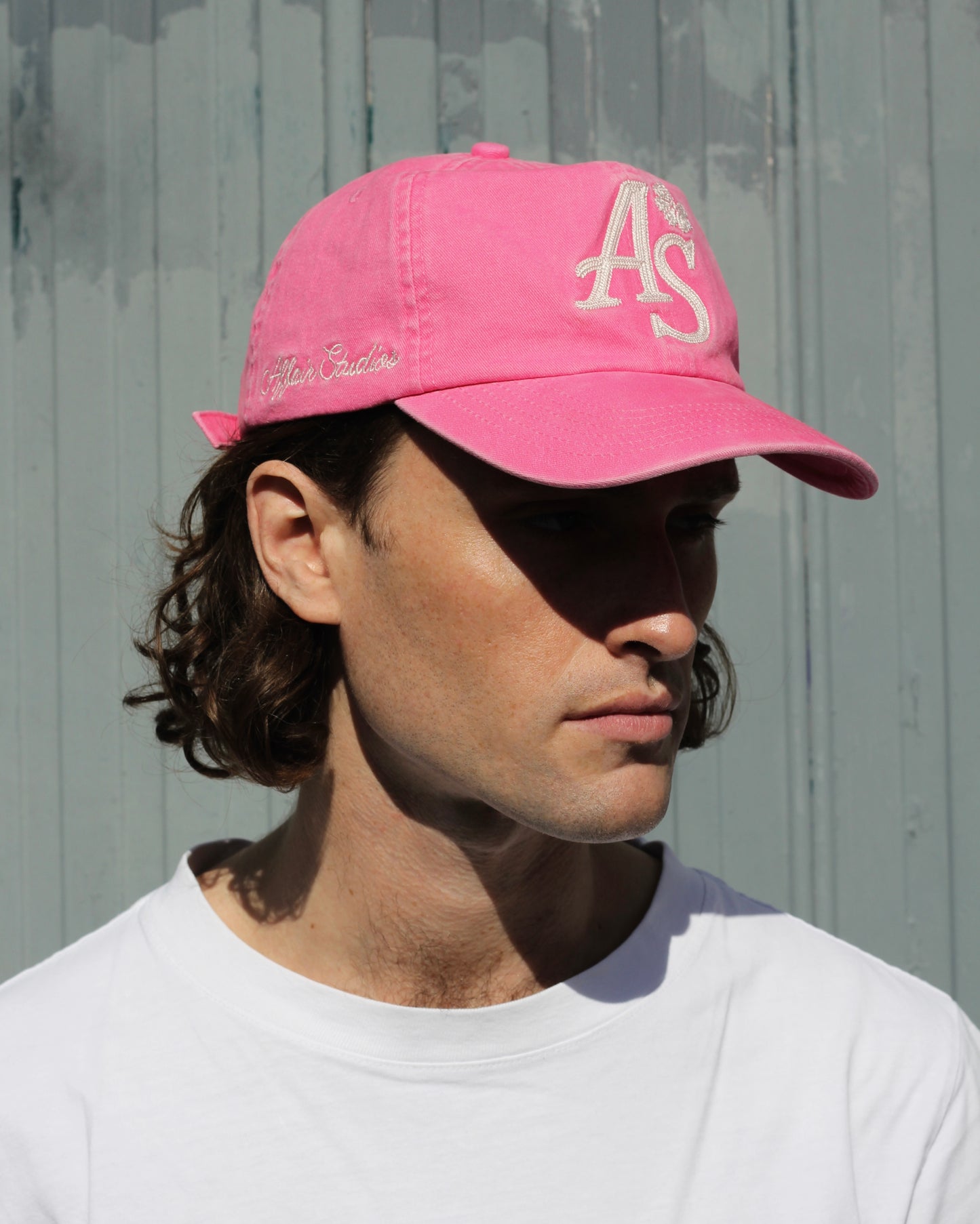 WASHED PINK 6 PANEL CAP