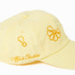 Washed Butter Yellow Unstructured Cap