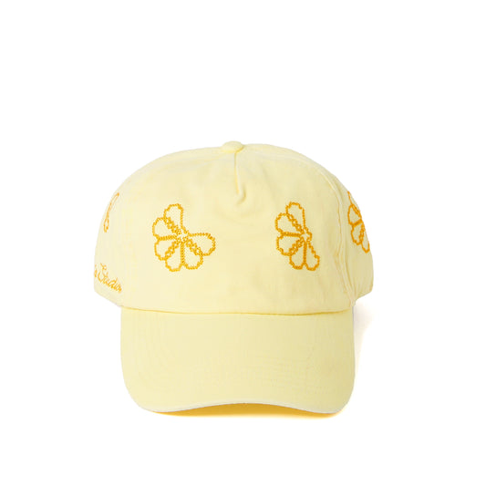 Washed Butter Yellow Unstructured Cap