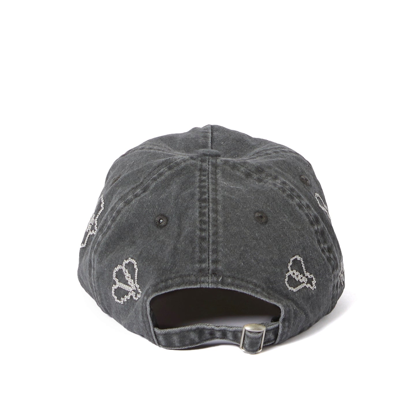 Washed Black Unstructured Cap