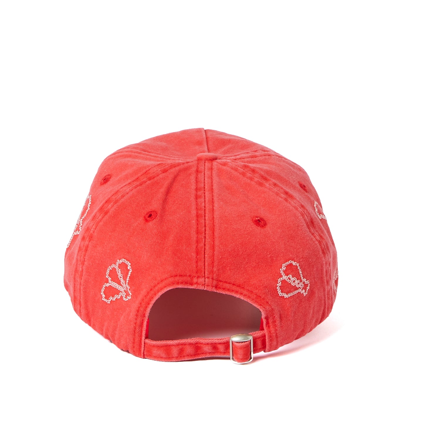 Washed Red Unstructured Cap