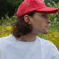 Washed Red Unstructured Cap