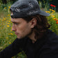 Washed Black Unstructured Cap